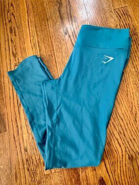 Gymshark Womens Large Teal Leggings BNWOT